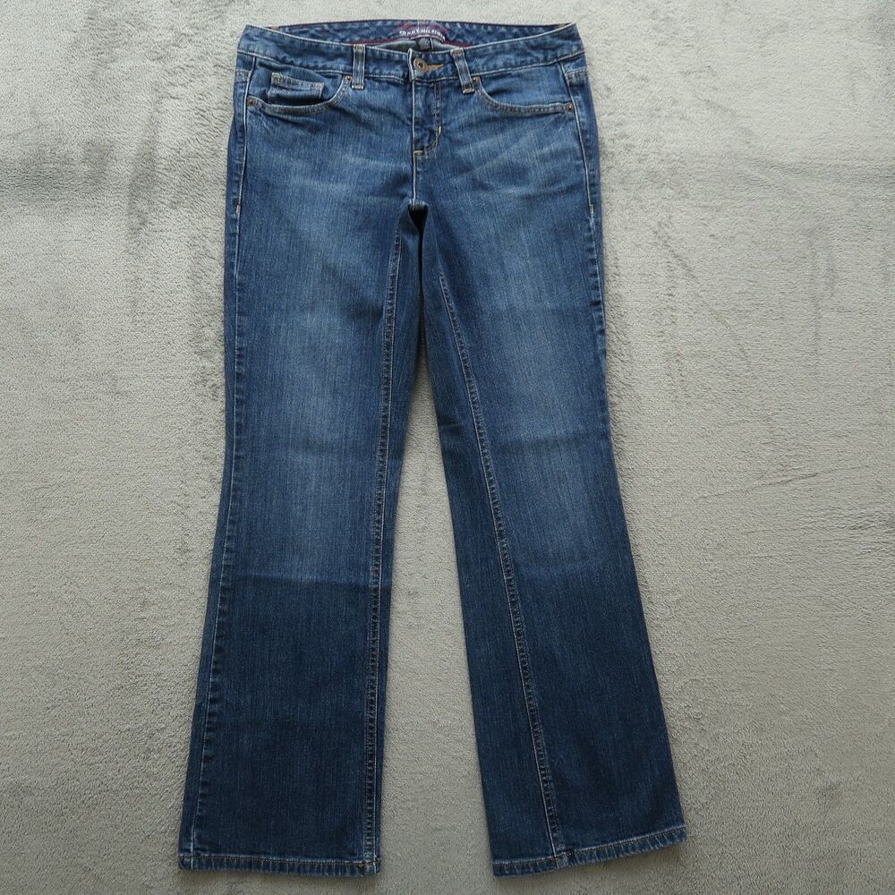 Tommy Hilfiger Freedom Jeans Women's Size 6A Blue Low-Rise Bootcut 30" Inseam